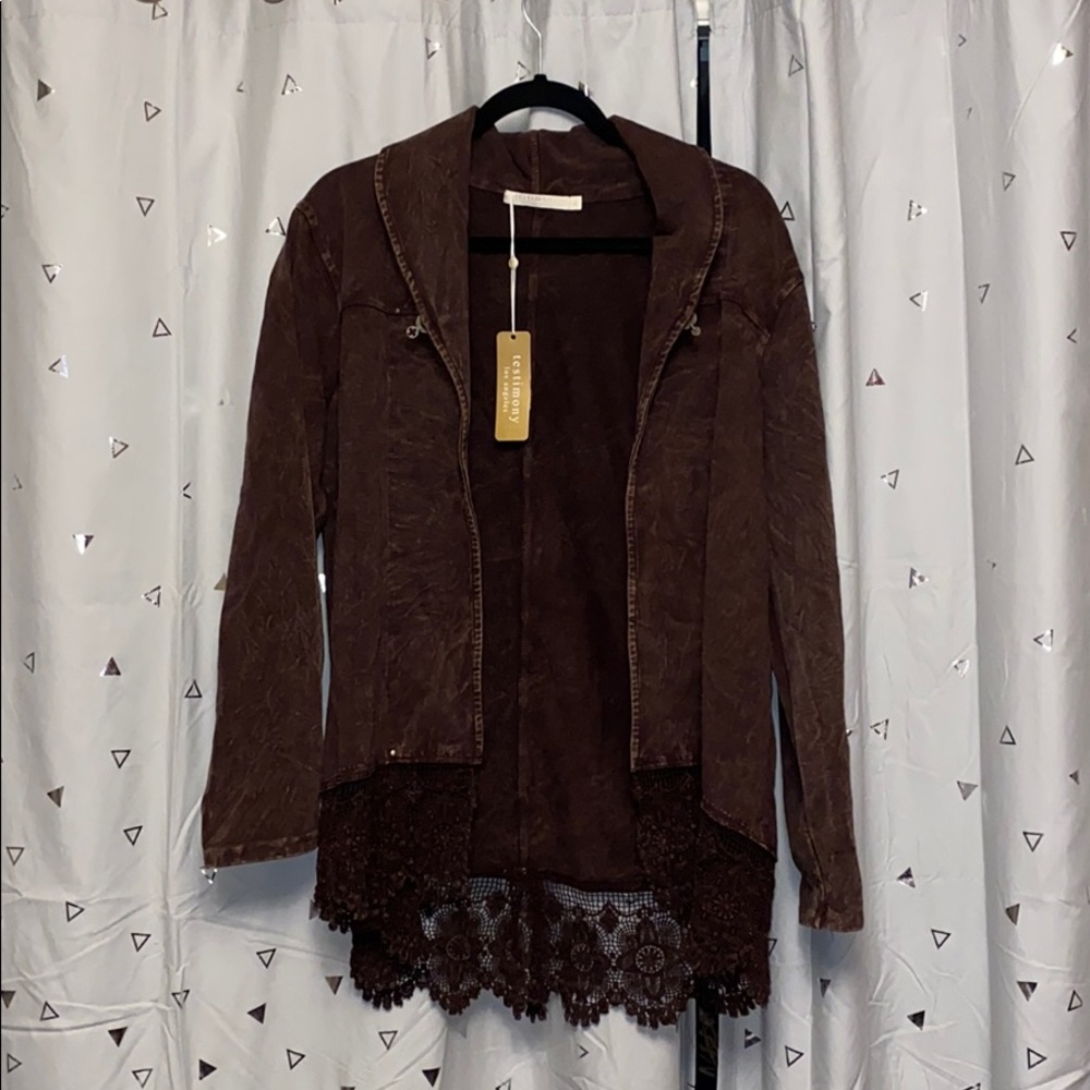 Testimony lace jacket